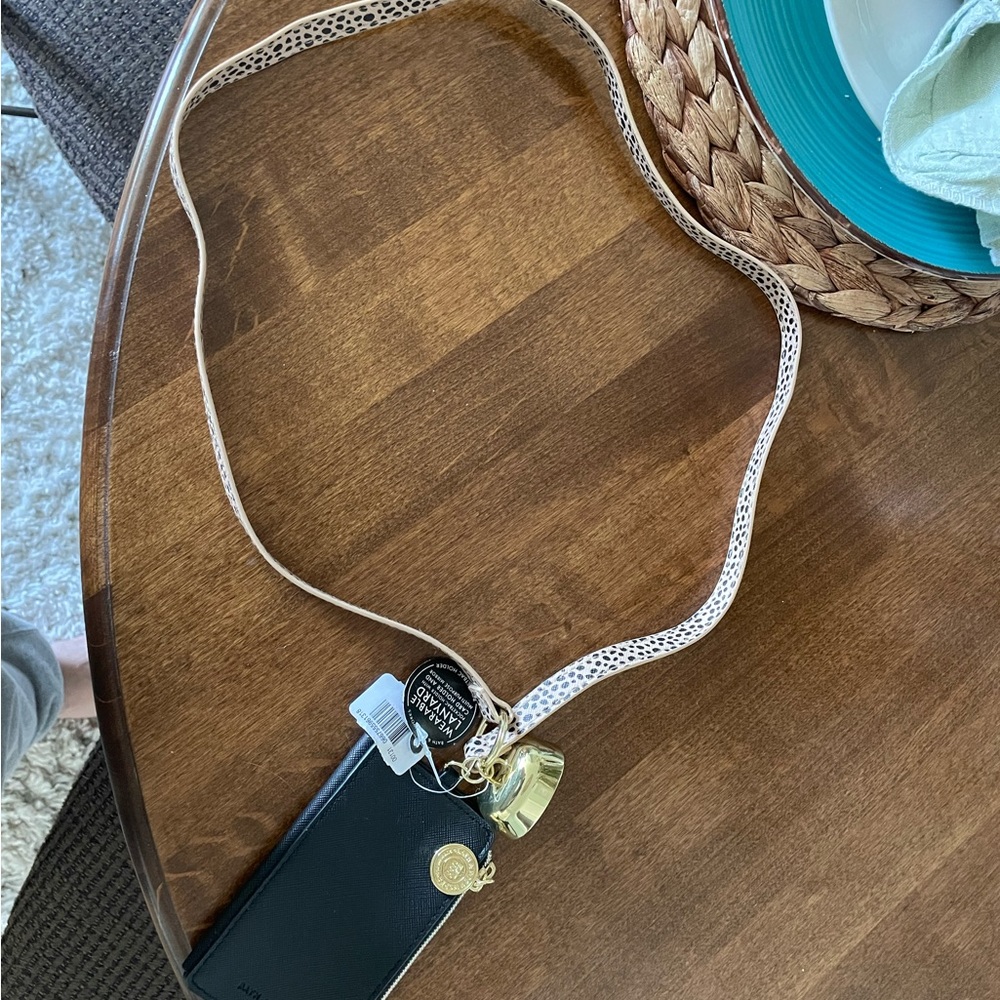 {Bath & Bodyworks} badge and ID holder